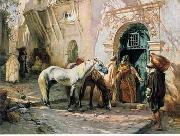 unknow artist Arab or Arabic people and life. Orientalism oil paintings 155 painting